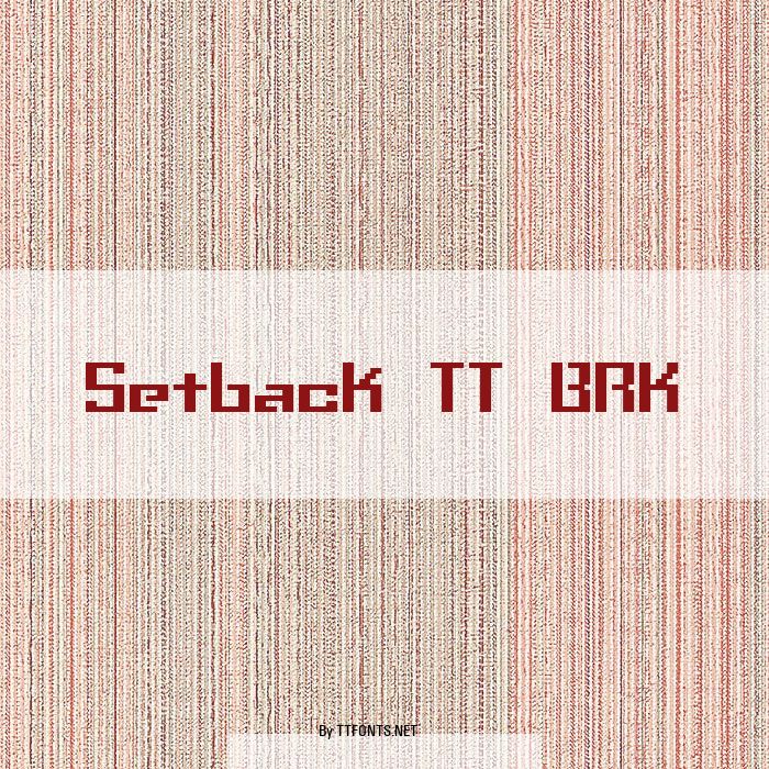 Setback TT BRK example